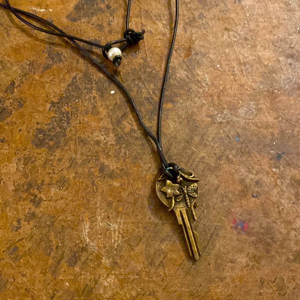 Fairy Key on a leather cord